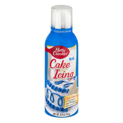 Betty Crocker Blue Decorating Cake Icing, 6.4 Oz - Walmart.com ...