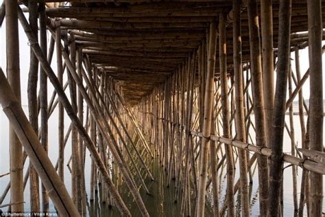 Amazing Cambodian Bamboo Bridge Rebuilt Every Year - Charismatic Planet