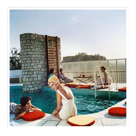 Slim Aarons, "Penthouse Pool," July 1, 1961 Getty Images Gallery Framed ...