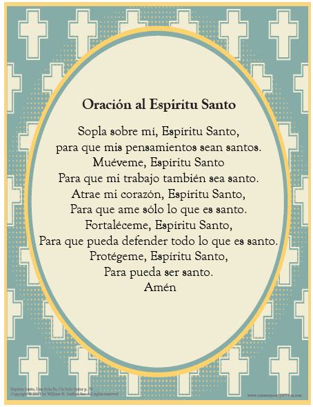 Oración | Espíritu Santo