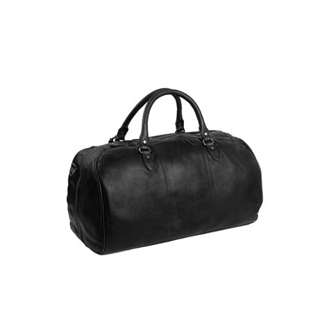 Leather Weekend Bag Black William - The Chesterfield Brand