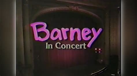 Barney in Concert (Pledge drive edit) (1991) - 1993 KTEH broadcast - YouTube