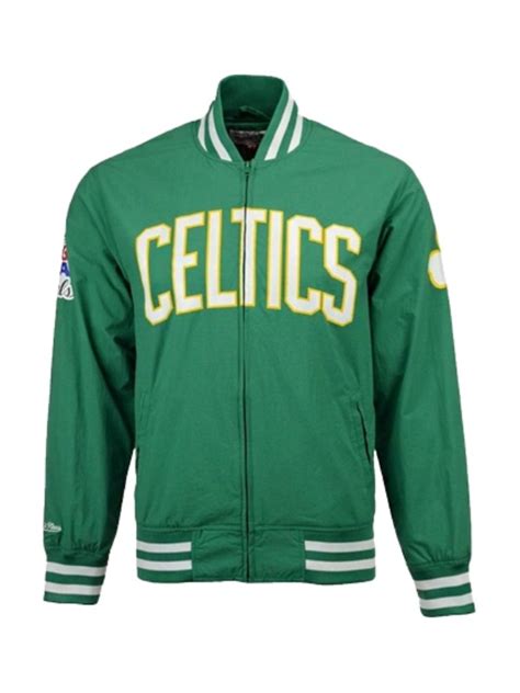 NBA Boston Celtics Green Warm Up Jacket - Wilson Jackets