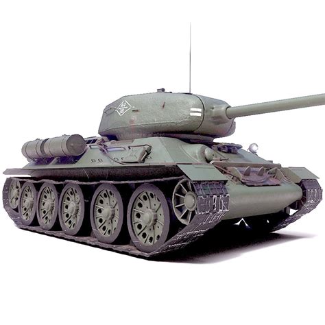 Tank T- 34 3D model | CGTrader