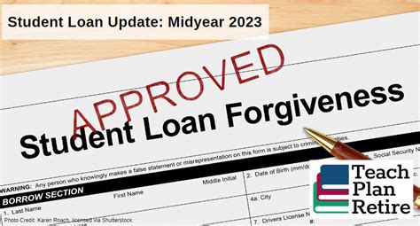 Student Loan Update: Midyear 2023 — Teach Plan Retire