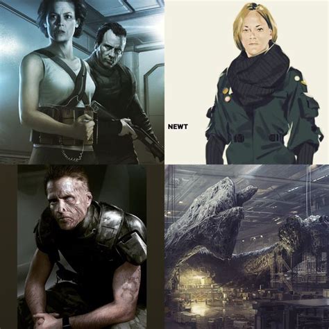 Concept art for Neill Blomkamp’s planned Aliens 5 including older ...