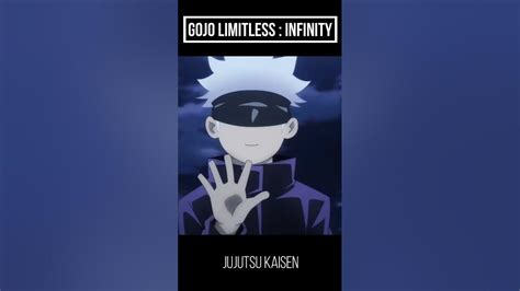 Gojo infinity explained #gojo #jujutsukaisen #anime #gojoinfinite #limitless - YouTube