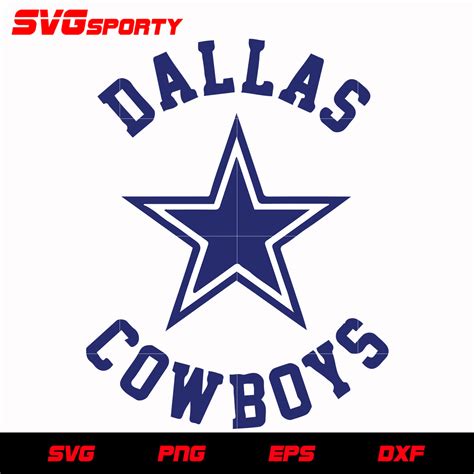 Dallas Cowboys Circle Logo 3 svg, nfl svg, eps, dxf, png, digital file ...