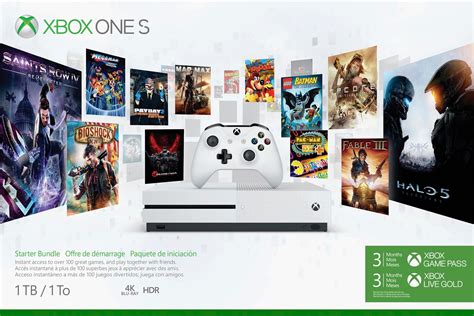 Best Buy: Microsoft Xbox One S 1TB Starter Bundle with 4K Ultra Blu-ray White 234-00347