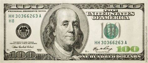 Macro Close Up of a 100 Dollar Bill - Pondly