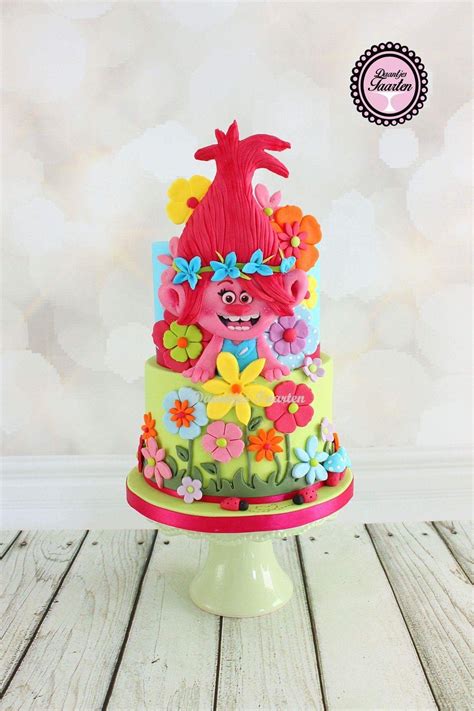 Trolls Cake | Trolls birthday party cake, Trolls birthday party, Trolls ...