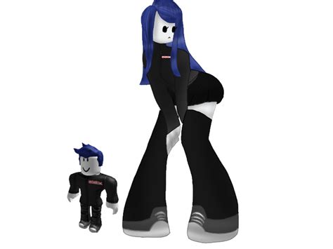 roblox guest girl with blue hair by Anayahmed on DeviantArt