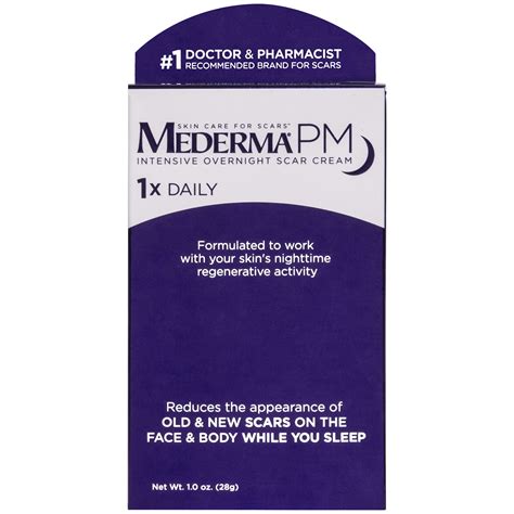 Mederma PM Intensive Overnight Scar Cream - 1 oz - Walmart.com