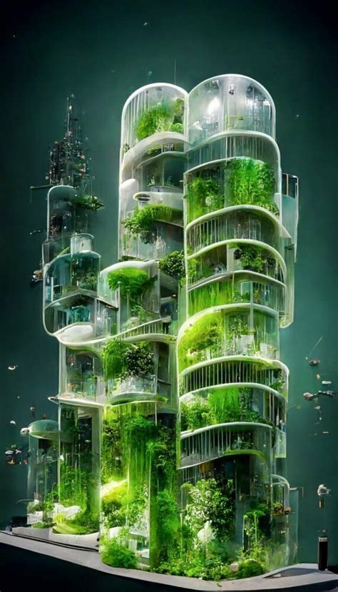 AI envisions futuristic sustainable city with biophilic skyscrapers ...