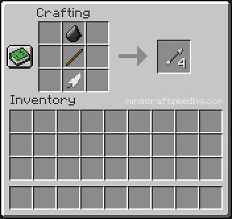 How to make arrows in Minecraft - Minecraft Seed HQ