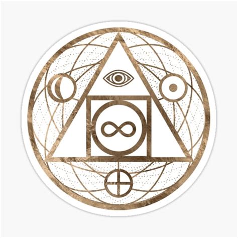 "Philosopher's stone symbol " Sticker for Sale by k9printart | Redbubble