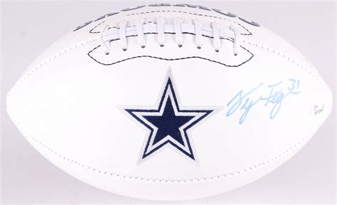 George Teague Signed Cowboys Logo Football (JSA COA) | Pristine Auction