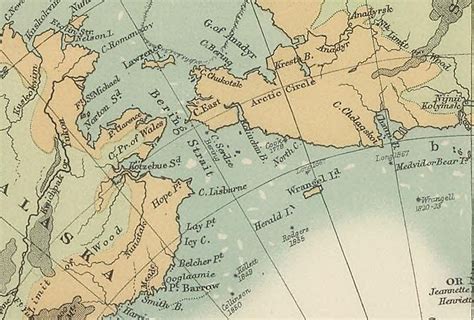 Maps of Wrangel Island, Russia