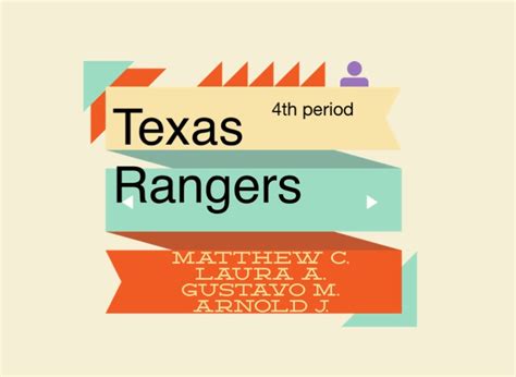 Texas Rangers 1800's on FlowVella - Presentation Software for Mac iPad ...