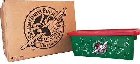 Operation Christmas Child Shoebox (12 Plastic Boxes & Lids ...