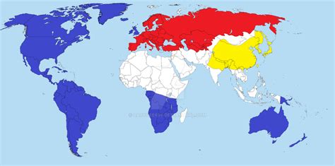George Orwell's 1984 World Map by BabyDeer98 on DeviantArt