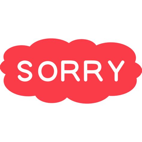 Sorry Stickers - Free social media Stickers