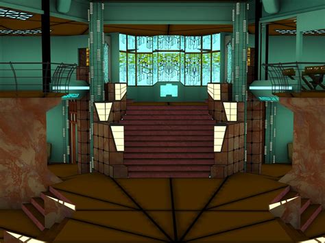 Stargate Atlantis: Staircase Room by MurbyTrek on DeviantArt