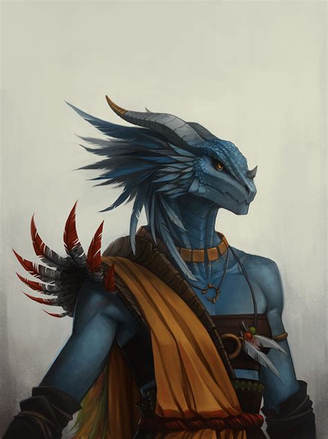 ArtStation - Commission: Dragonborn Monk, Emmy Wahlbäck | Dungeons and dragons characters ...