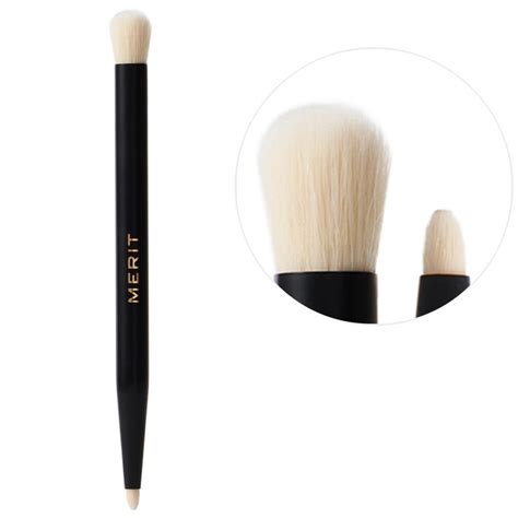 Brush No. 2 Double Sided Eyeshadow Brush - MERIT | Sephora