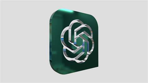 CHAT GPT LOGO METAL FREE V.2 - Download Free 3D model by vmmaniac ...