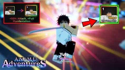 Getting Yuta Evoluton (Cursed Child) Anime Adventures Update 6.5 - YouTube