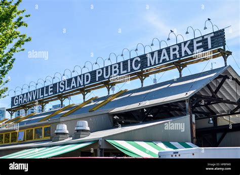 Granville Island Public Market Stock Photo - Alamy