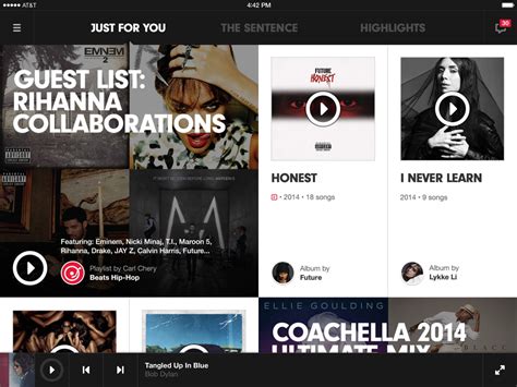 Beats Music App Gets Tune Your Taste Feature, Sentence History, Player ...