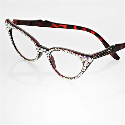 The Cat Eye Reading Glasses – Aurora Borealis | Glasses, Reading ...