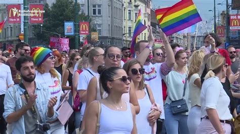 Bosnian Capital Hosts First LGBT Parade Amid Heavy Police Presence