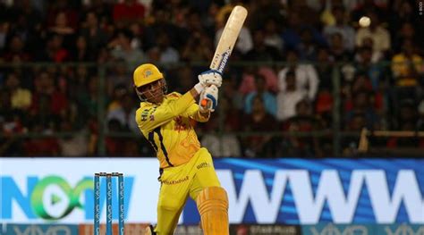 IPL 2018, RCB vs CSK: MS Dhoni hits rewind, fast forward | Ipl News - The Indian Express