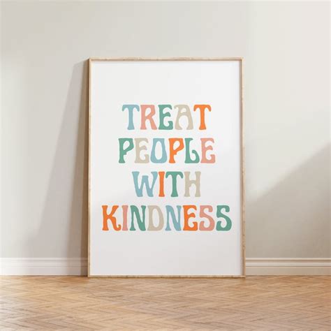 Treat People With Kindness - Etsy