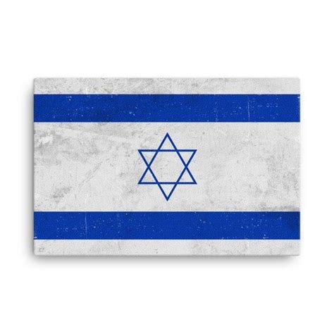 Israel Flag Israel Flag Art Israeli Flag Israel Flag Wall - Etsy ...