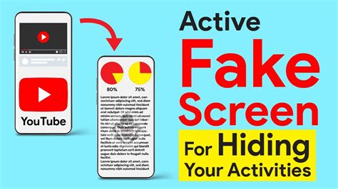 Turn On Fake Screen To Hide Your Activity | Fake Screen Prank App - YouTube