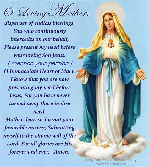 prayers to mary our mother - CHURCHGISTS.COM