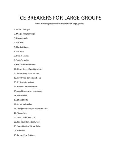 36+ Large Group Icebreakers (Games & Activities) [2023]