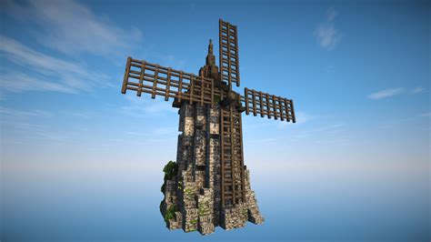 [Schematic] Medieval Windmill Minecraft Map