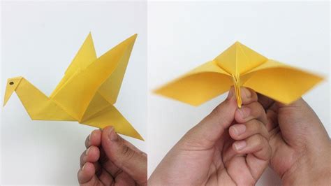 How To Make Origami Flying Bird | Origami Online