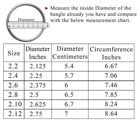 Bracelet/Bangle Size Guide