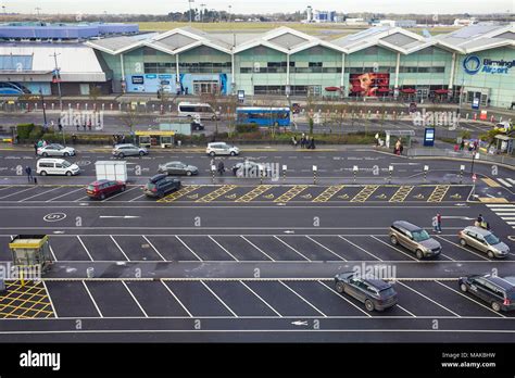 The drop off car park at Birmingham International airport early in the morning Stock Photo - Alamy