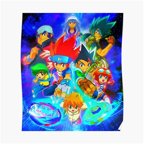 "Beyblade " Poster for Sale by Creations7 | Redbubble