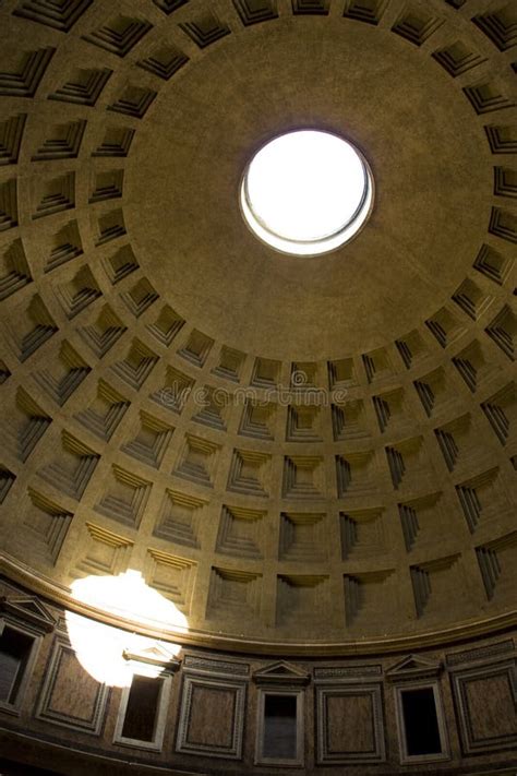 Pantheon Oculus stock image. Image of interior, inside - 12610005