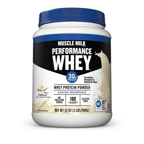 Muscle Milk Performance Whey Protein Powder, Vanilla - Shop Diet ...