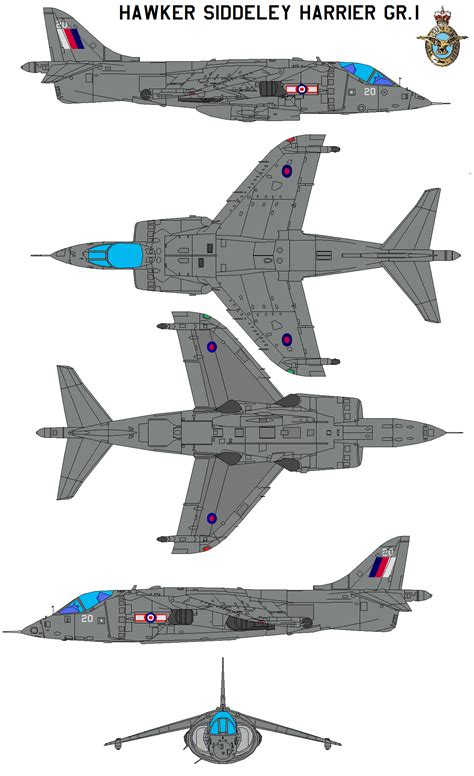 Hawker Siddeley Harrier GR.1 by bagera3005 on DeviantArt