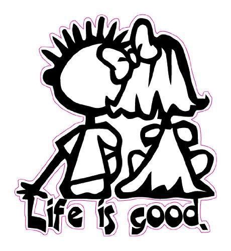 Life is Good Decal in 2021 | Car decals vinyl, Vinyl decals, Lettering